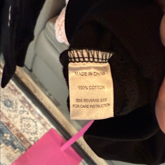 NWT Monat Black Hoodie with White Logo size small - Picture 8 of 8